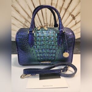 Brahmin Stacy Satchel In Royalty Ombre